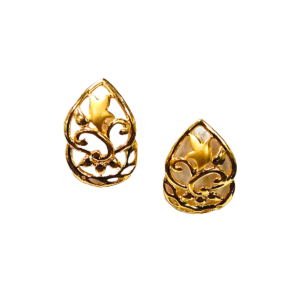 Radiant Reflections gold earrings