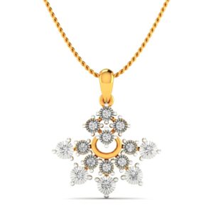 Glittering Aura diamond pendant