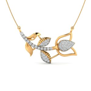 Sparkling Flower diamond earrings-1