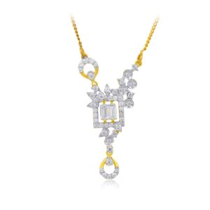 Diamond spikes pendant