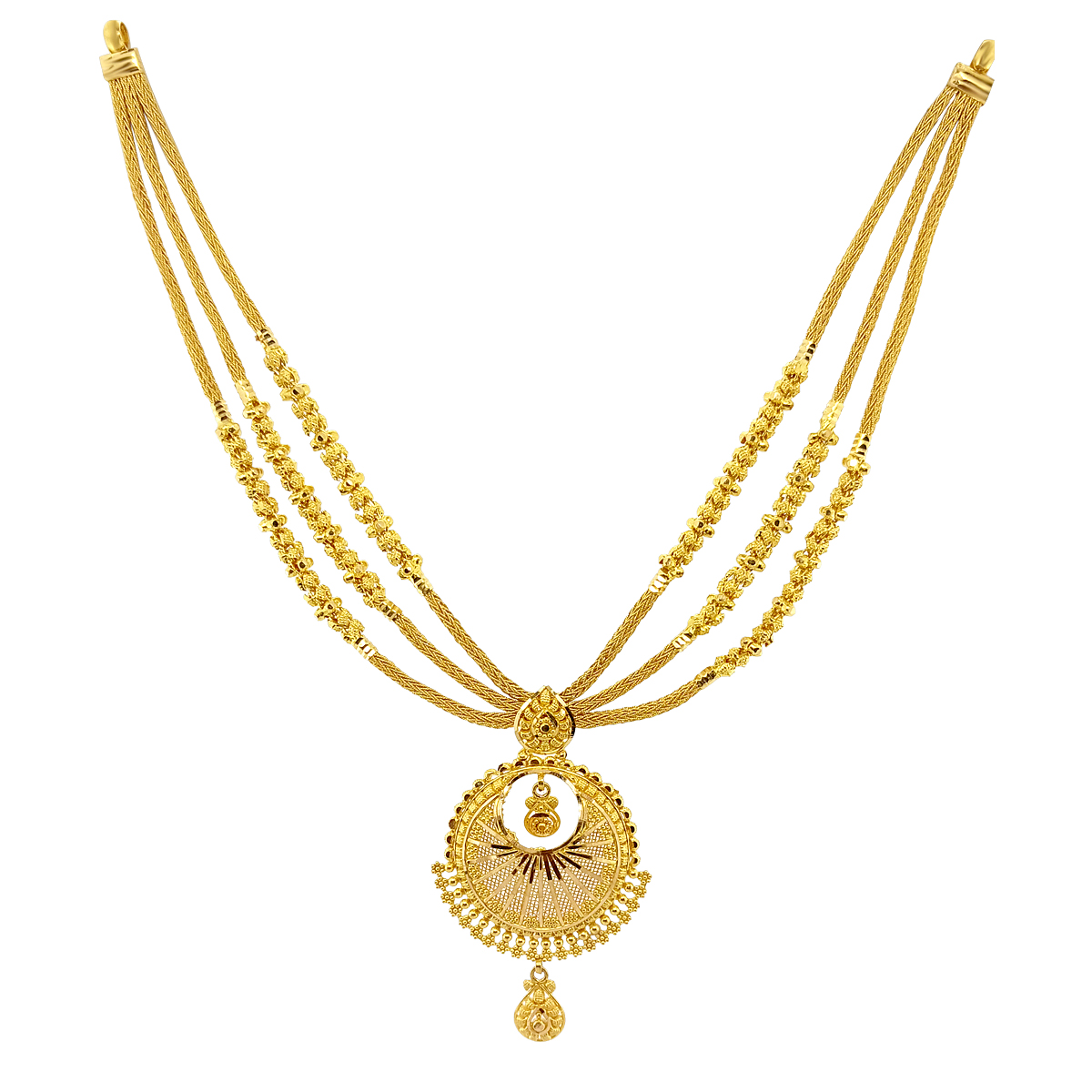 Kolkata Design Fine Gold Necklace – Magic Gold