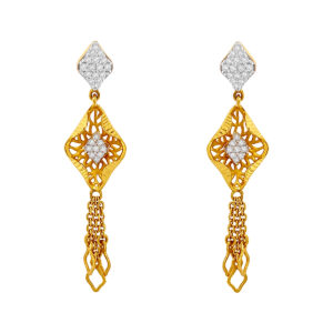 Traditional Wear Gold Earrings