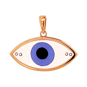 Evil Eye Rose Gold Pendant